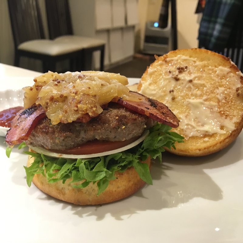 アップルモスタルダとベーコン(JACK's KITCHEN)