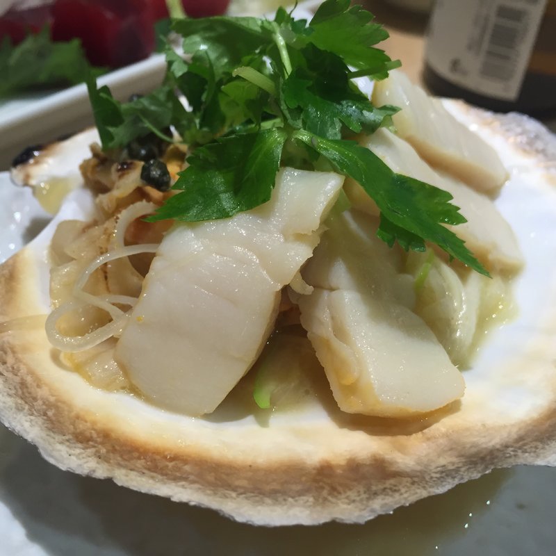 ほたてバター焼き(びっくり寿司自由が丘１号店)