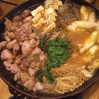 極上しゃもすき鍋(軍鶏一 東京池袋店)