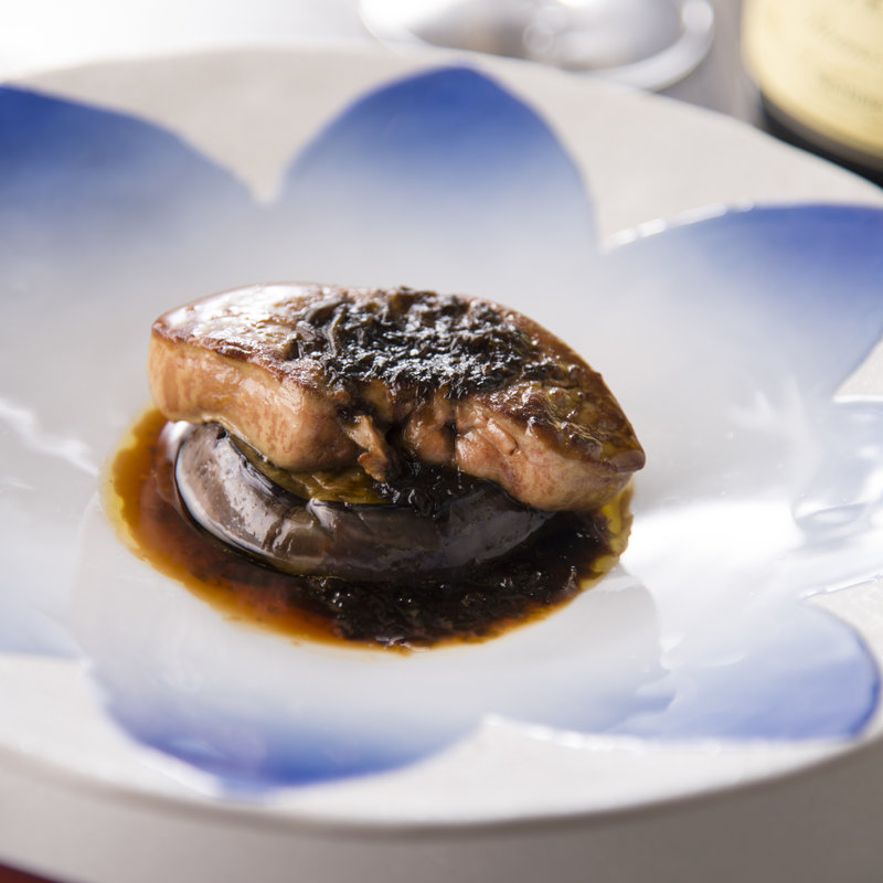 フォアグラとシイタケのロッシーニ(鉄板焼 いちか )