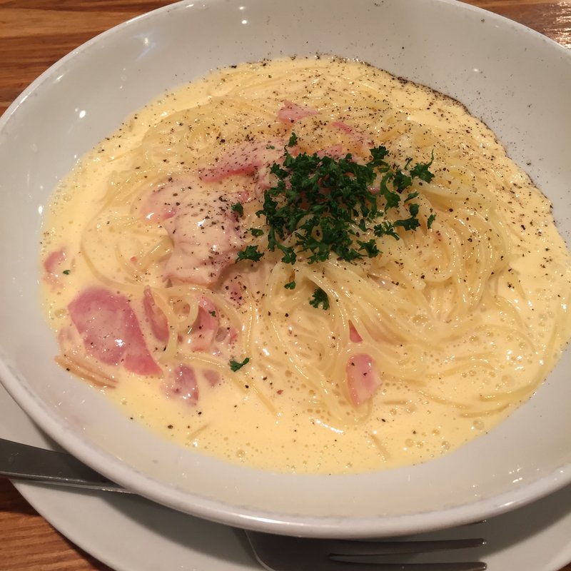 カルボナーラ 生パスタ 普通(はらっぱ 本店 )