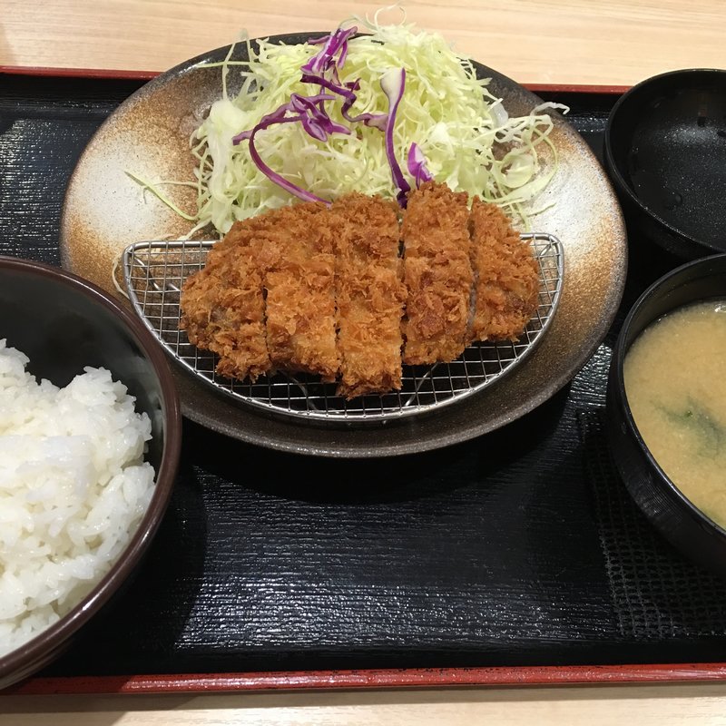 ロースかつ定食(並)(松乃家 東新宿店 )