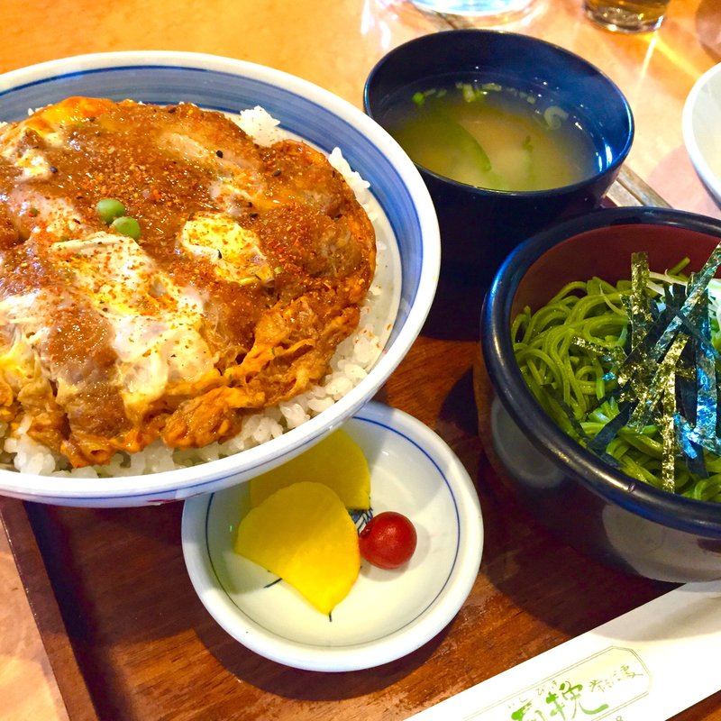 かつ丼セット(茶そば処 銀座 石挽)