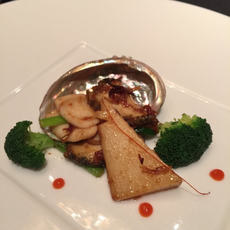 Stir-fried Abalone and Squid with XO Sauce