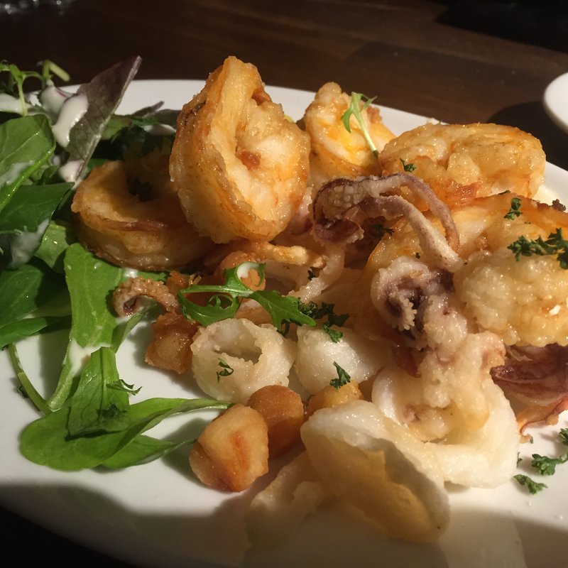 海老とやりいかのフリット(Pizzeria Bar Trico)