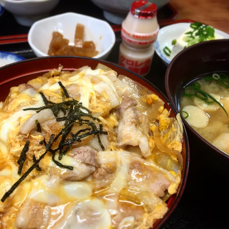 肉丼セット(ふじむら食堂)