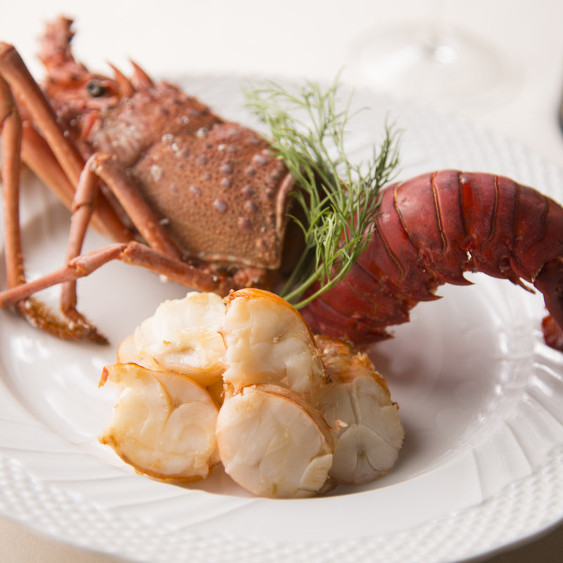 伊勢海老のグリル(鉄板焼 馨)