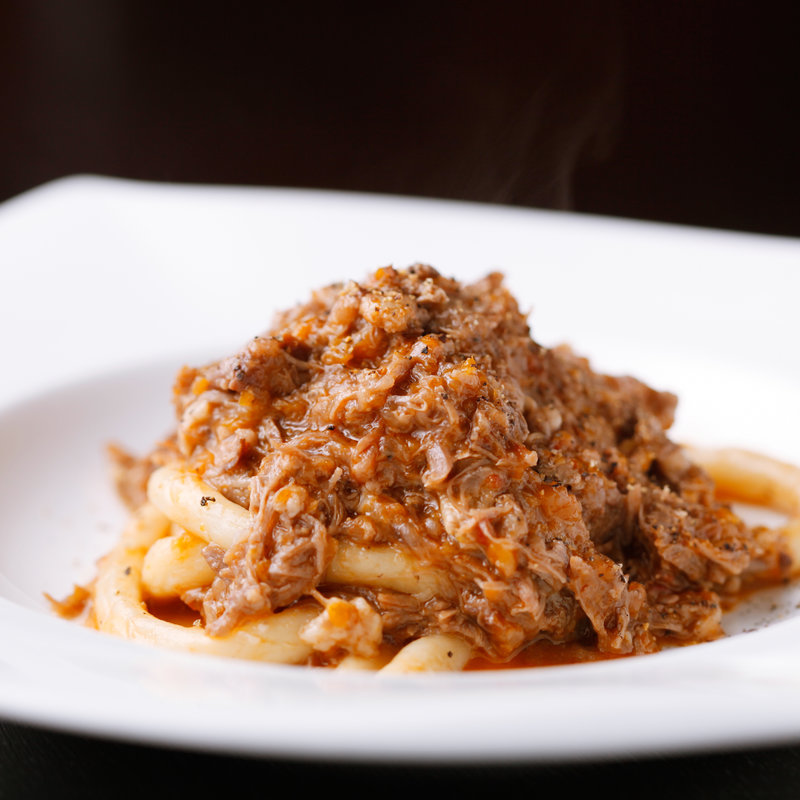 和牛のトマト煮込みパスタ(オルティージャ （ORTIGIA）)