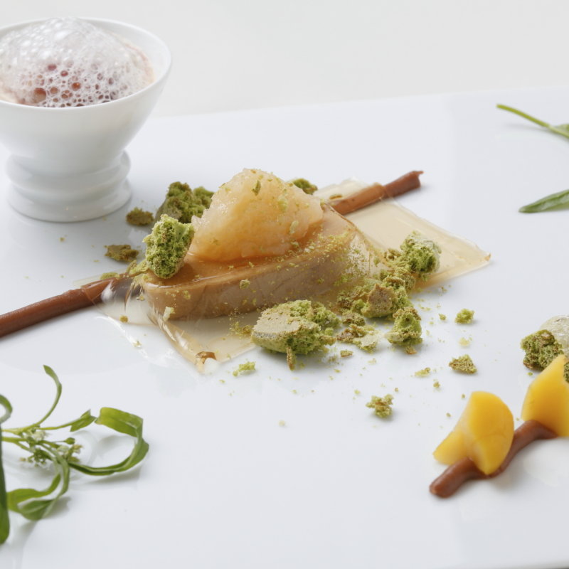 フォアグラのジュレ包み(ラ・ロシェル 南青山)