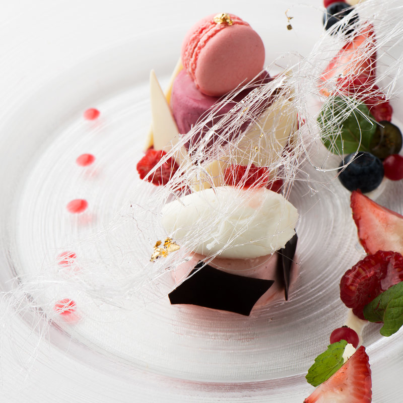 ベリーのパンナコッタ(ラ・ロシェル山王)