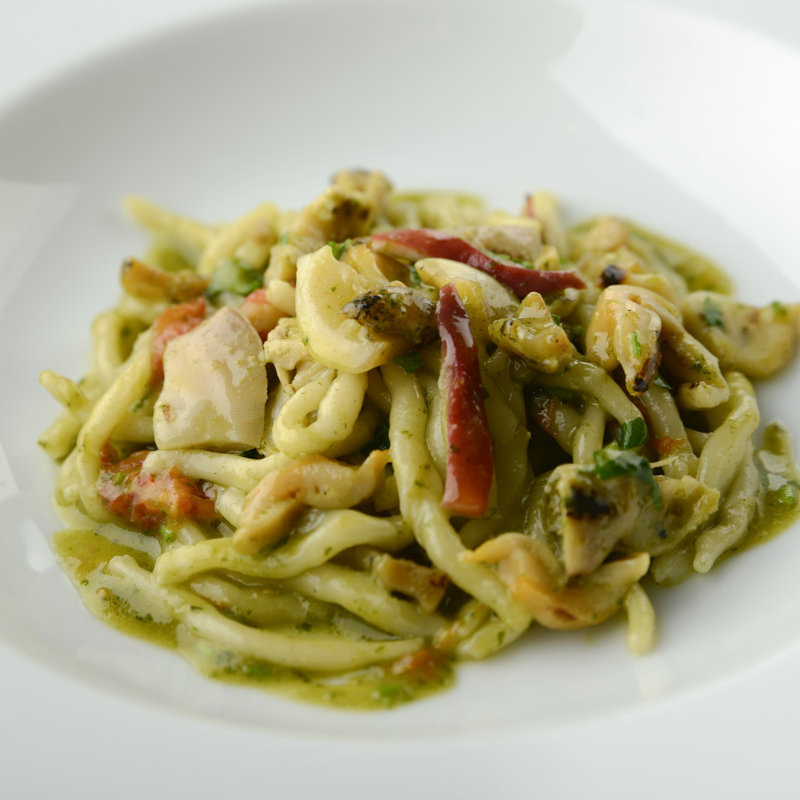 ホタテとあさりのパスタ(イルデジデリオ)