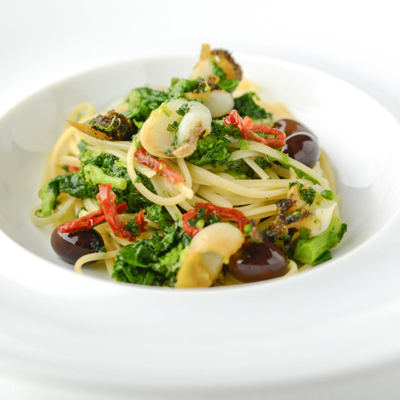 イカと季節野菜のパスタ(レストラングースト)