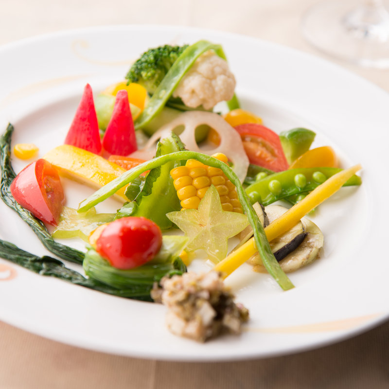 温野菜のバーニャカウダー(ブション・プロヴァンサル Chez AZUMA)