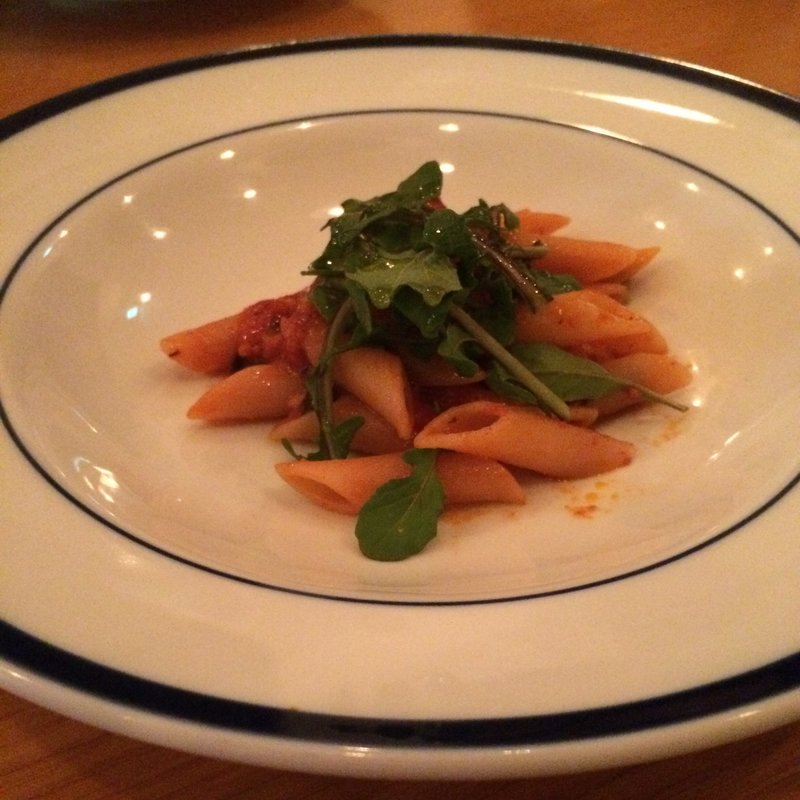 地蛸のペンネアラビアータ(ロアジ )