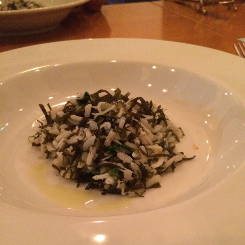 しらすと岩のりのリゾット(ロアジ )