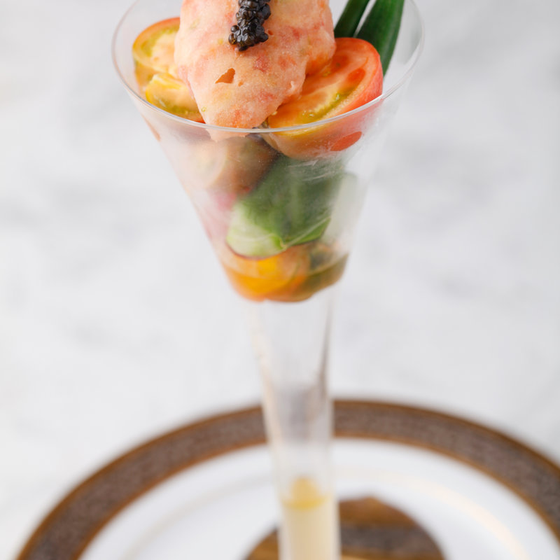 カニムースと野菜のカクテル(GINZA kansei)