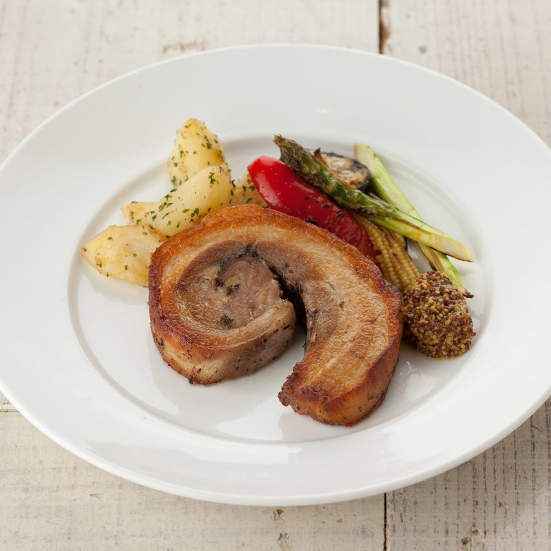 豚肉のグリル　マスタード添え(トラットリア ダ フェリーチェ)