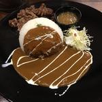 欧風カレー（大盛）+一口ステーキトッピング