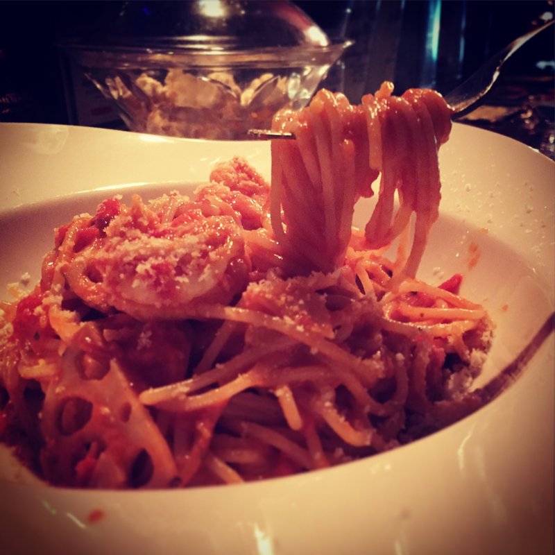 海老と蓮根のトマトクリームパスタ(Link （リンク）)