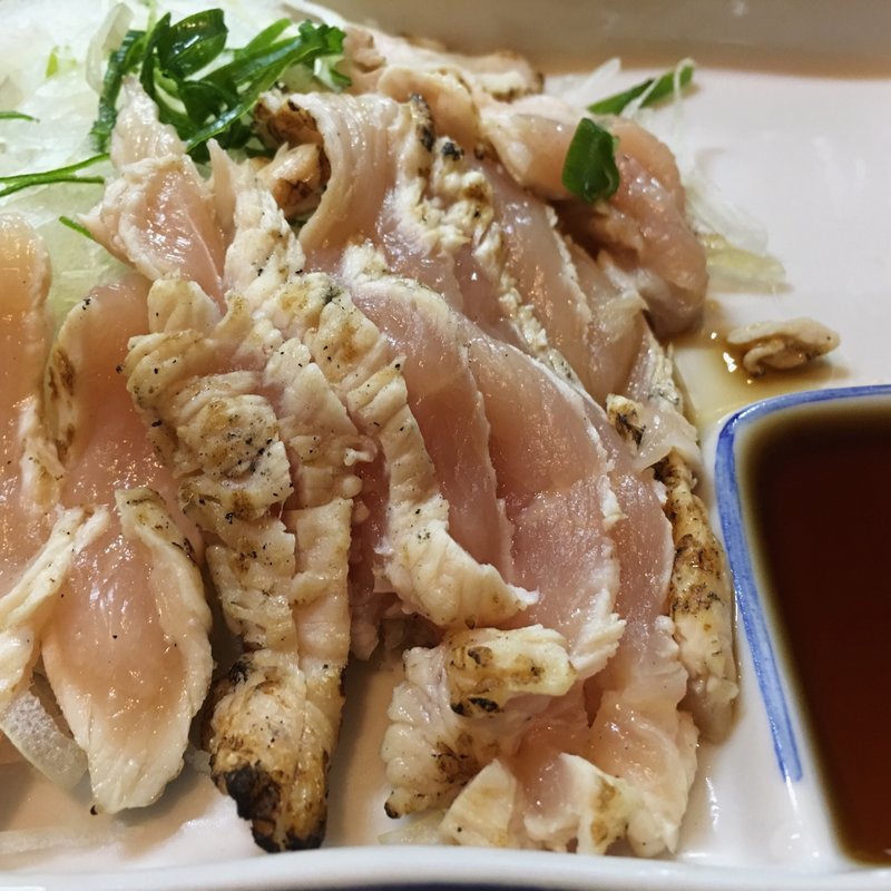 地鶏たたき(スタミナ料理かず)