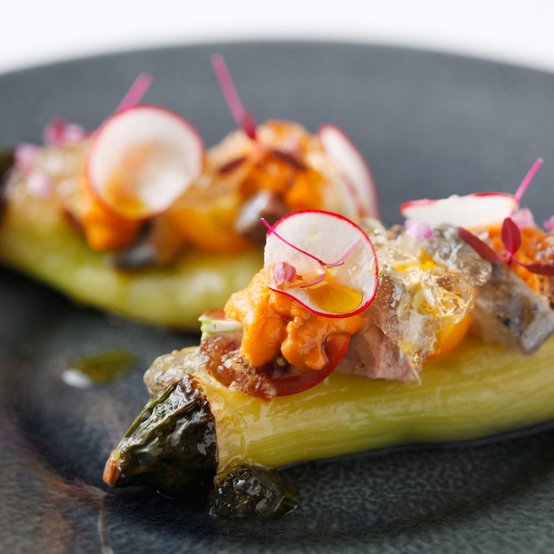 茄子の雲丹添え(マルシェ デ ジュウバン （Marche de Jyuban）)