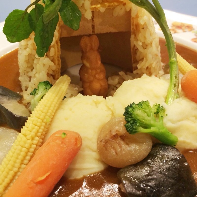 ピーターラビット 野菜カレー(ピーターラビットガーデンカフェ 自由が丘)
