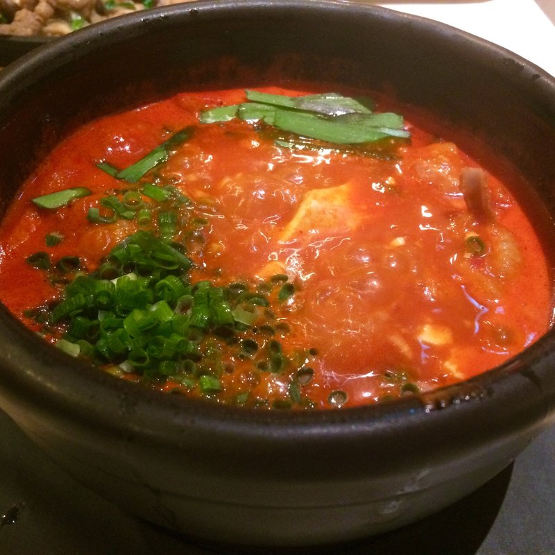 ホルモンスンドゥブ(東京純豆腐 二子玉川店)