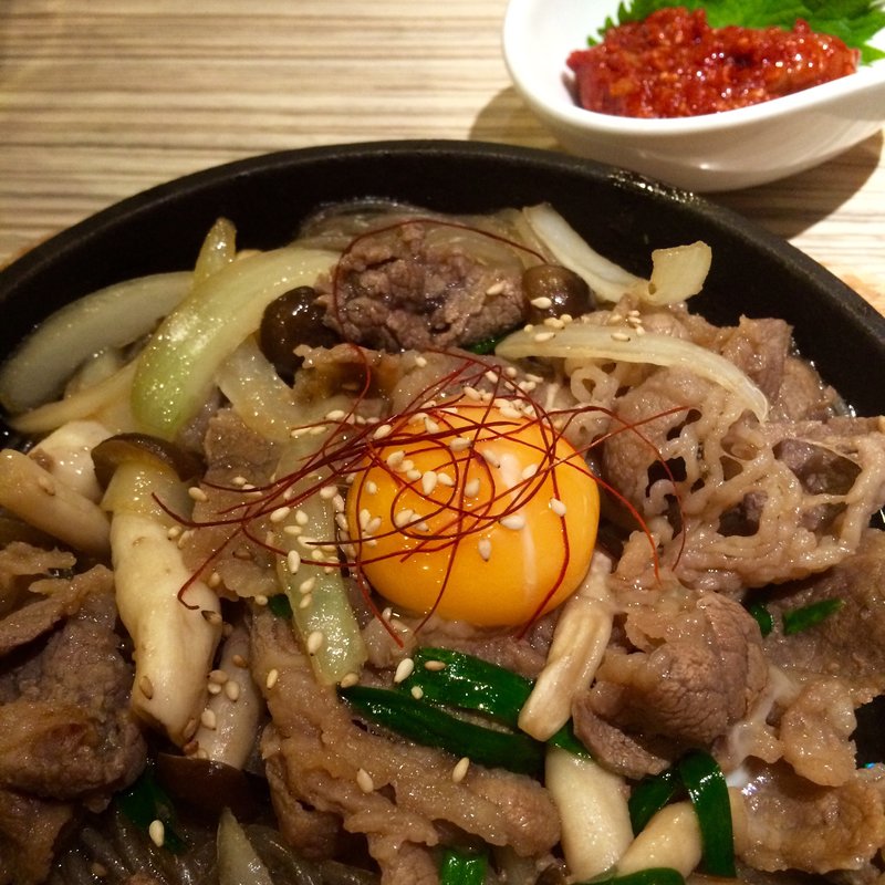 鉄板プルコギ(東京純豆腐 二子玉川店)