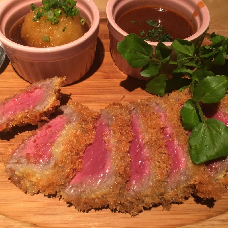 牛カツ(肉バル SHOUTAIAN 渋谷店)