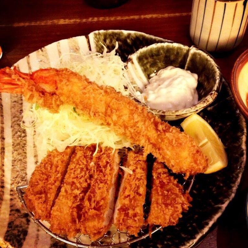大海老かつとひれかつ(名代とんかつ かつくら 新宿高島屋店)