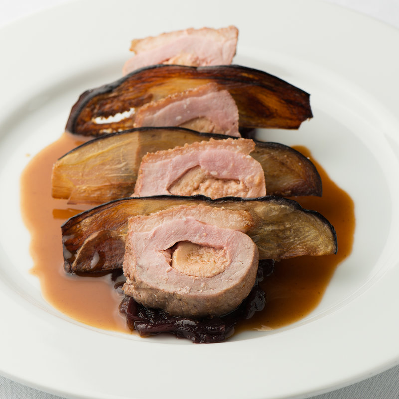 鴨肉と茄子のグリル(クニオミ　ル・ネオ・ビストロ （ＱＵＮＩＯＭＩ　le neo bistrot）)