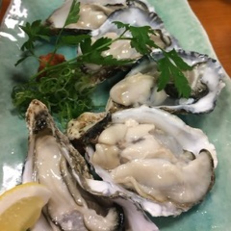 生牡蠣(板前居酒屋ゆうや)