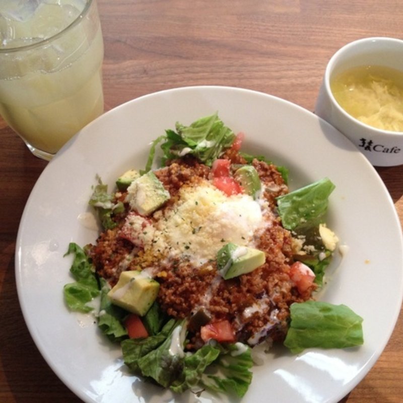 ロコモコ丼ランチ(猿カフェ　四日市店)