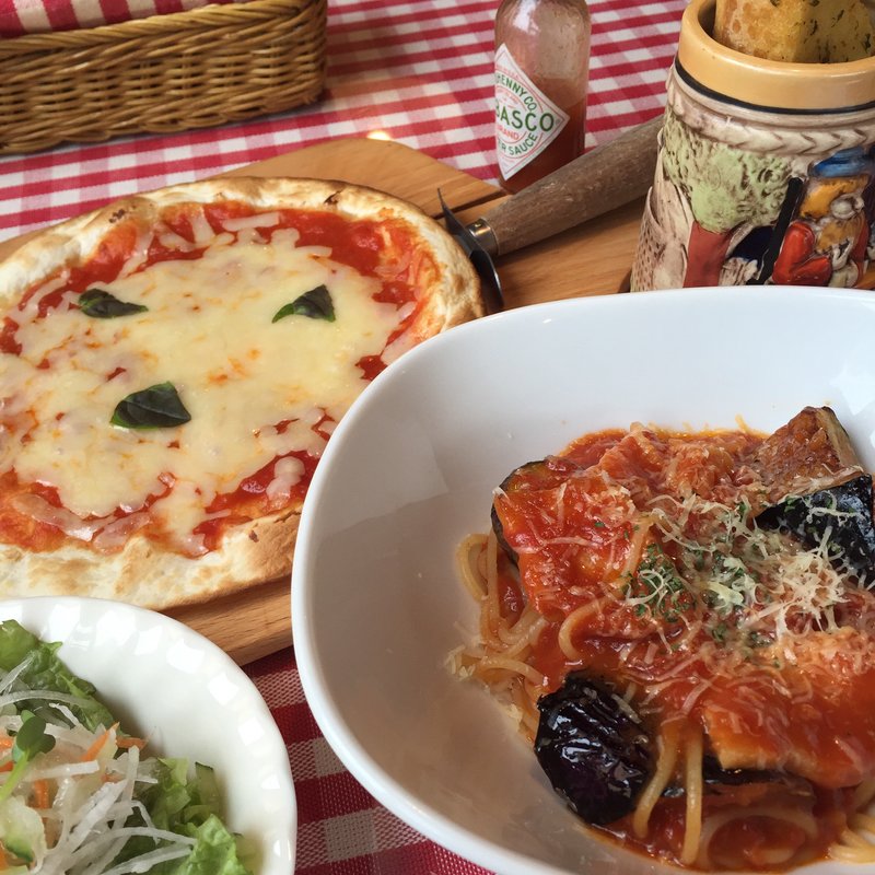 ハーフピッツァ&ハーフパスタ ランチ(モルトボーノ･ヴィアーレ 堺三国ヶ丘店)