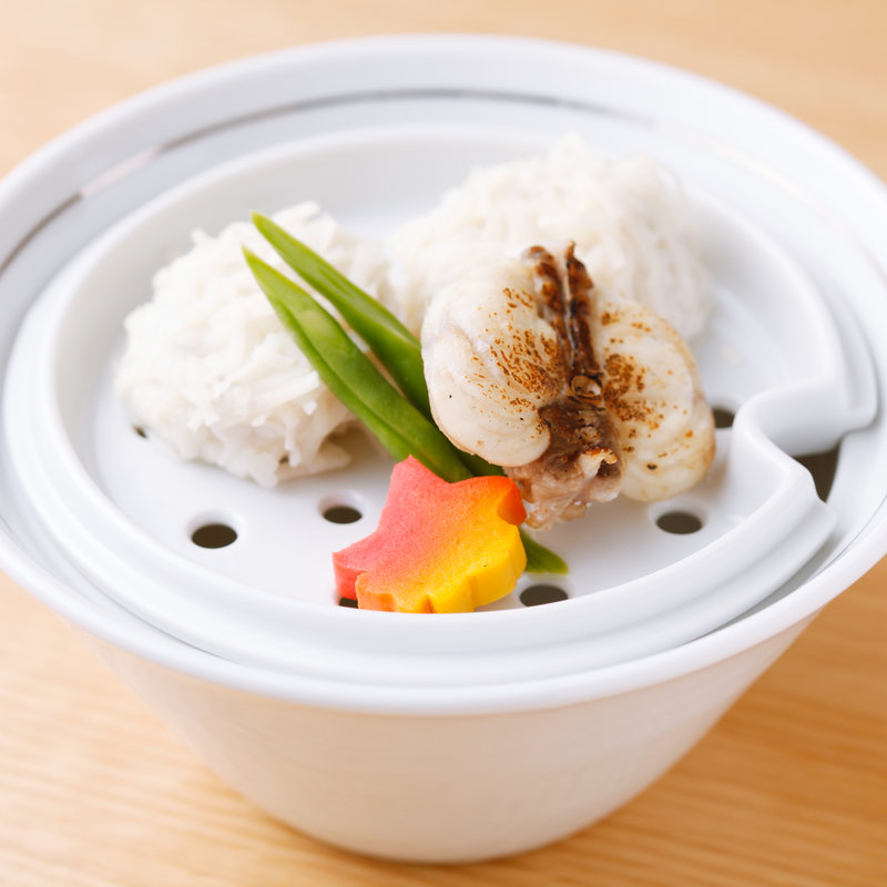 ふぐの湯引き　白子(銀座　ふく太郎 )