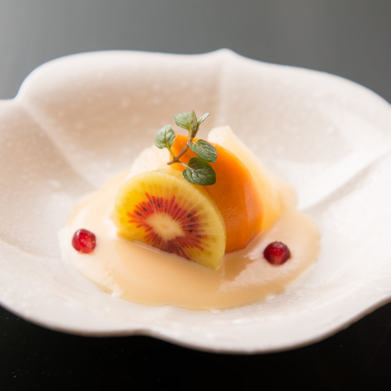 パンナコッタ　フルーツ(銀座　和久多 （ぎんざわくた）)