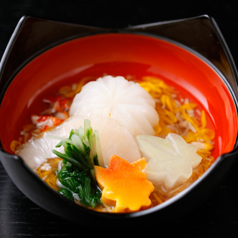 フカヒレとつみれ(浅草 日本料理 もちづき)