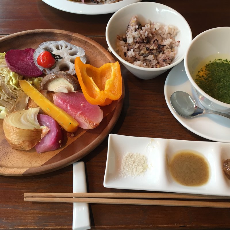 焼き野菜のバーニャカウダ 期間限定メニュー(野菜がおいしいダイニング LONGING HOUSE （ヤサイガオイシイダイニング ロンギングハウス）)