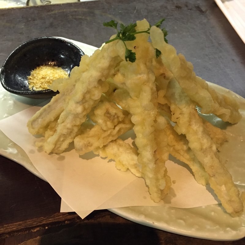 ごぼうの天ぷら(くつろぎの美味家Uo（ウオ）)