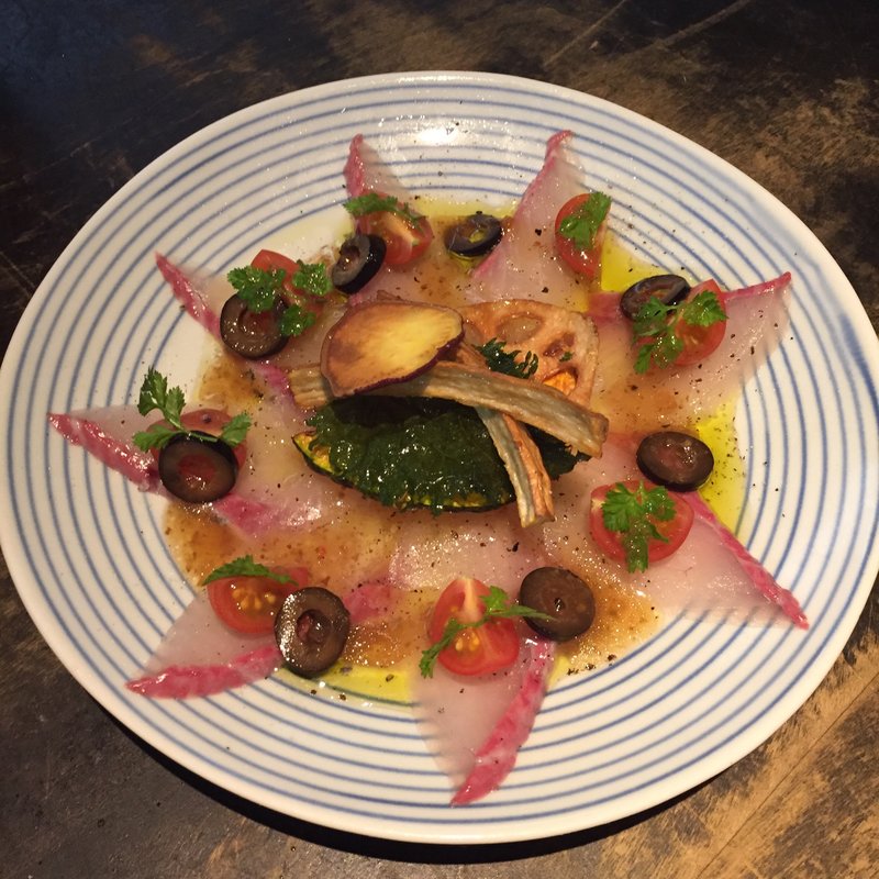 海鮮カルパッチョ(くつろぎの美味家Uo（ウオ）)