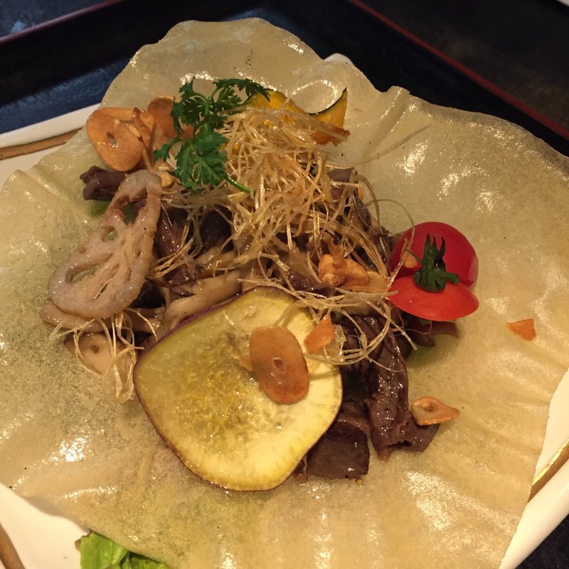 牛タンガーリック炒め(くつろぎの美味家Uo（ウオ）)