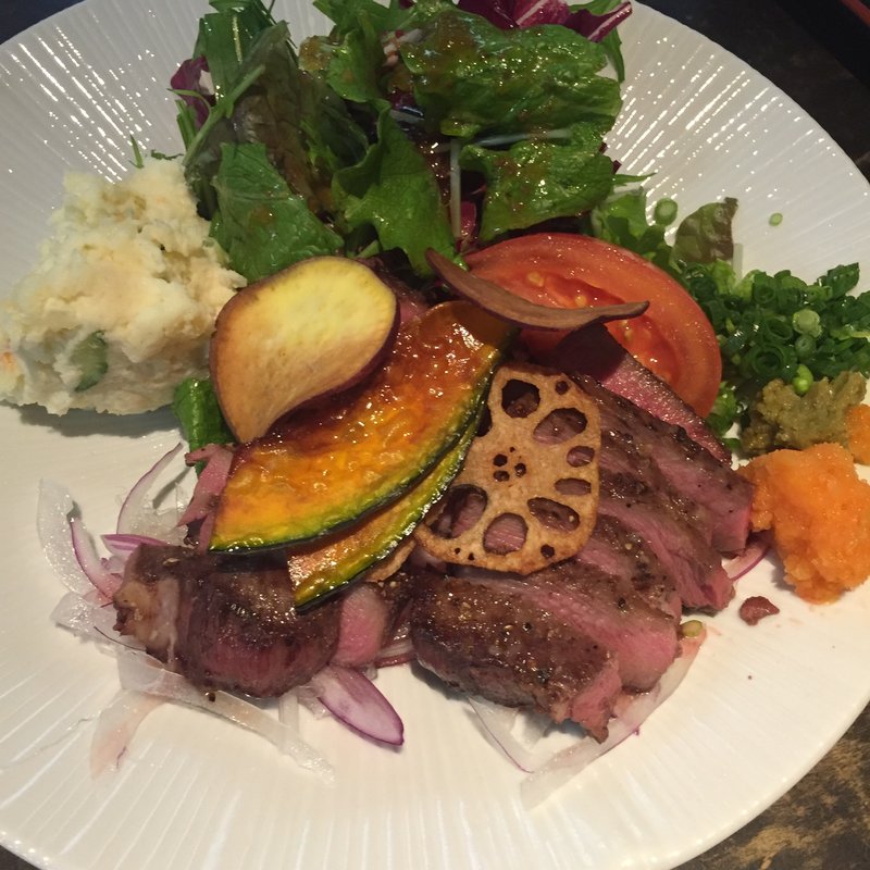 和牛タンステーキ(くつろぎの美味家Uo（ウオ）)