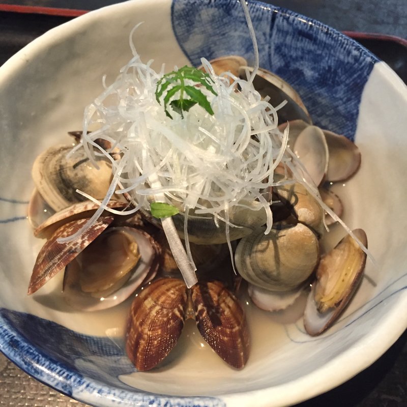 アサリの酒蒸し(くつろぎの美味家Uo（ウオ）)