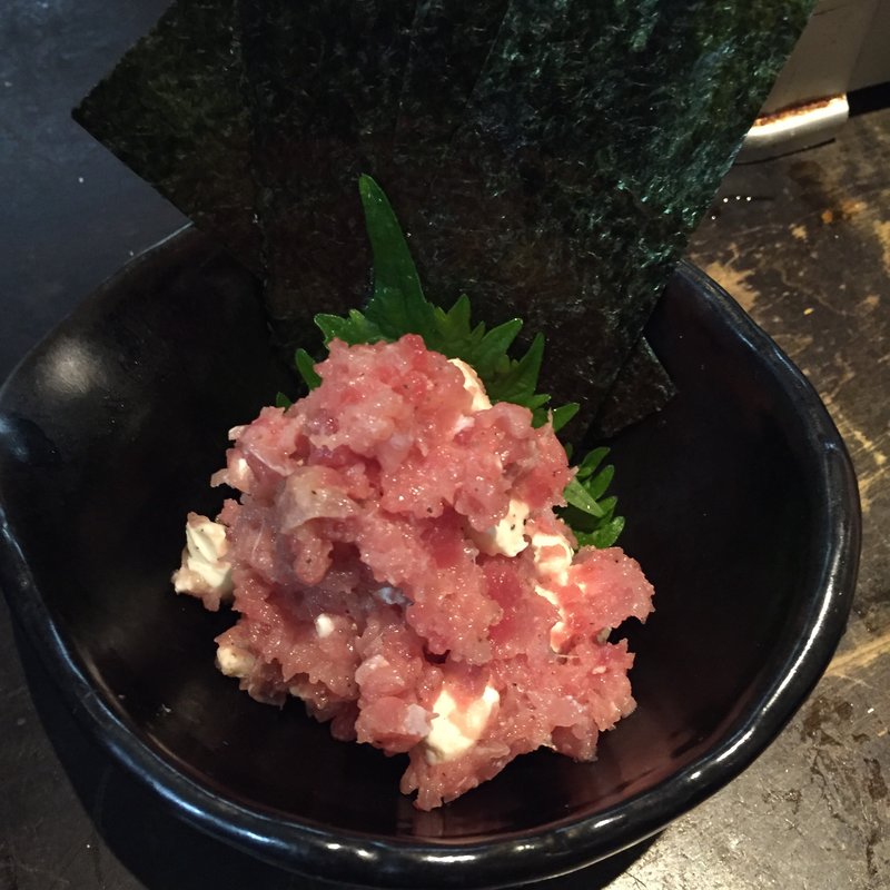 ネギトロクリームチーズ和え(くつろぎの美味家Uo（ウオ）)