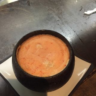 トマトの海鮮茶碗蒸し(くつろぎの美味家Uo（ウオ）)