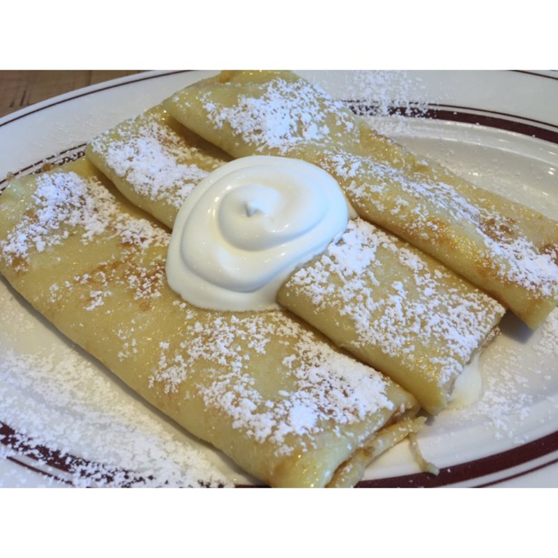 プレーン、サワークリーム クレープ(Eggs 'n Things お台場店)