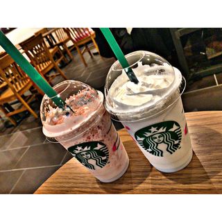 サクラブロッサムアンドチェリーフラペチーノ(スターバックス)