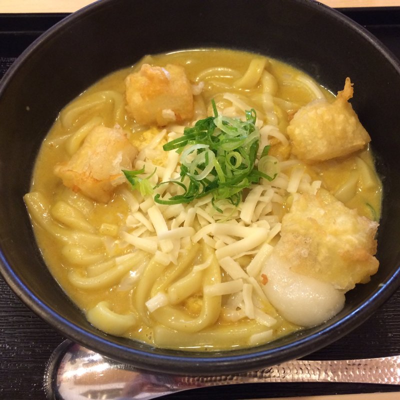 チーズカレーうどん(カレーうどん 千吉 新宿甲州街道店)