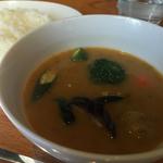 合羽橋珈琲の豆乳と野菜スープカレー