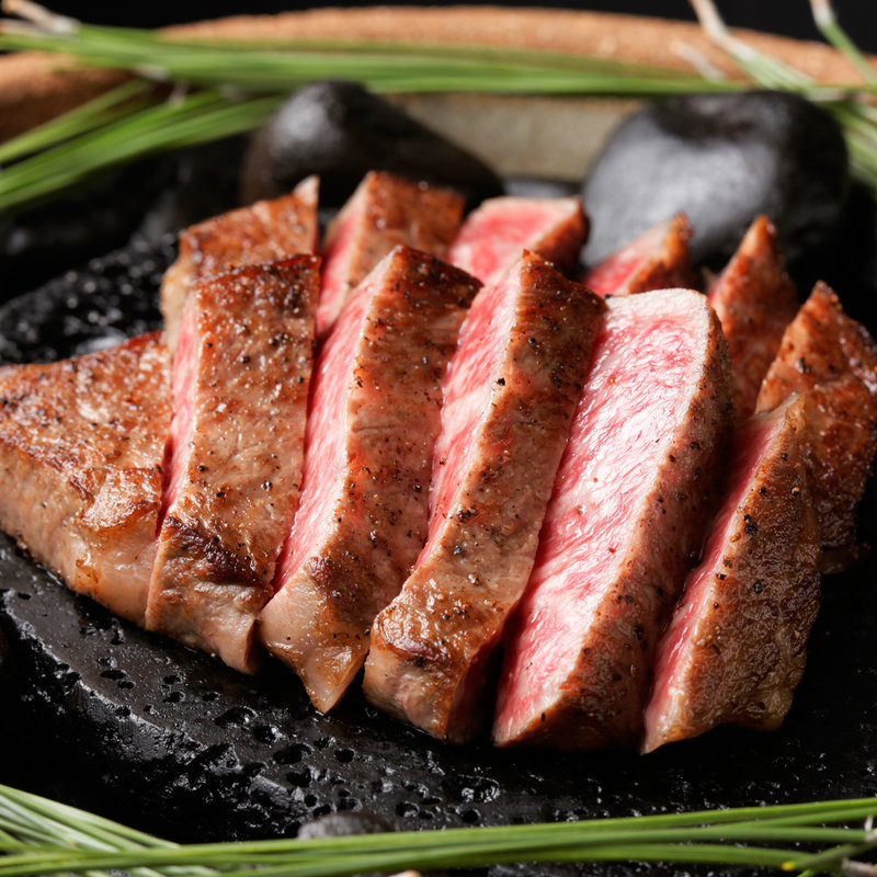 和牛の鉄板焼き(銀座治作)